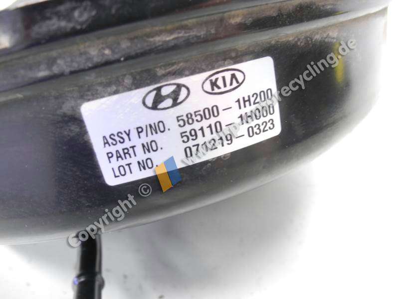 Hyundai I30 Typ FD Bj.2008 Bremskraftverstärker 59110-1H000